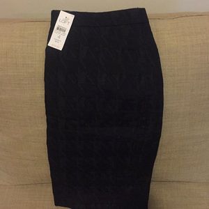 NWT Loft Factory black pencil skirt